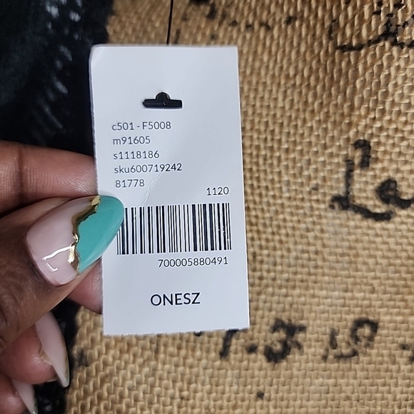 Lane Bryant One Size Poncho Oversized Shawl Wrap. Nwt - Picture 4 of 5